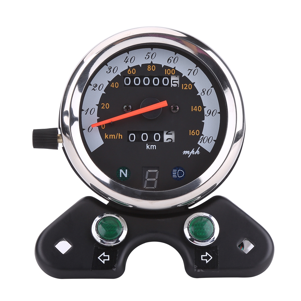 Motorcycle Gear Display - ユニバーサルモーターサイクルスピードメーター,デュアル走行距離計,スピードメーター,ギアメーター,デジタルディスプレイ