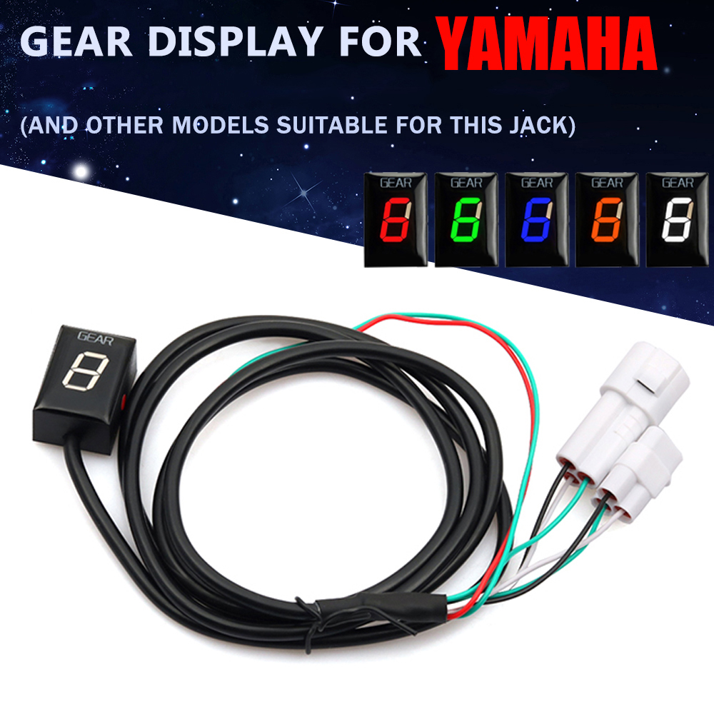Motorcycle Gear Display - オートバイギア表示インジケーターヤマハ XJ6 FZ6 FZ8 R1 R6