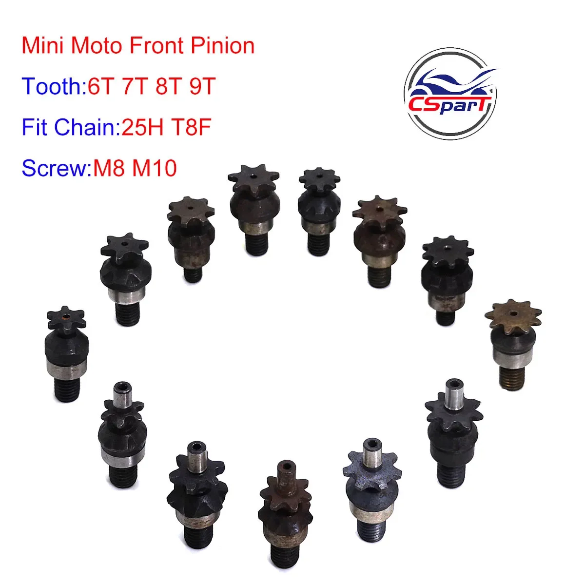 Motorcycle Gear Organizer - 6t 7t 8t 9t 25h t8f
