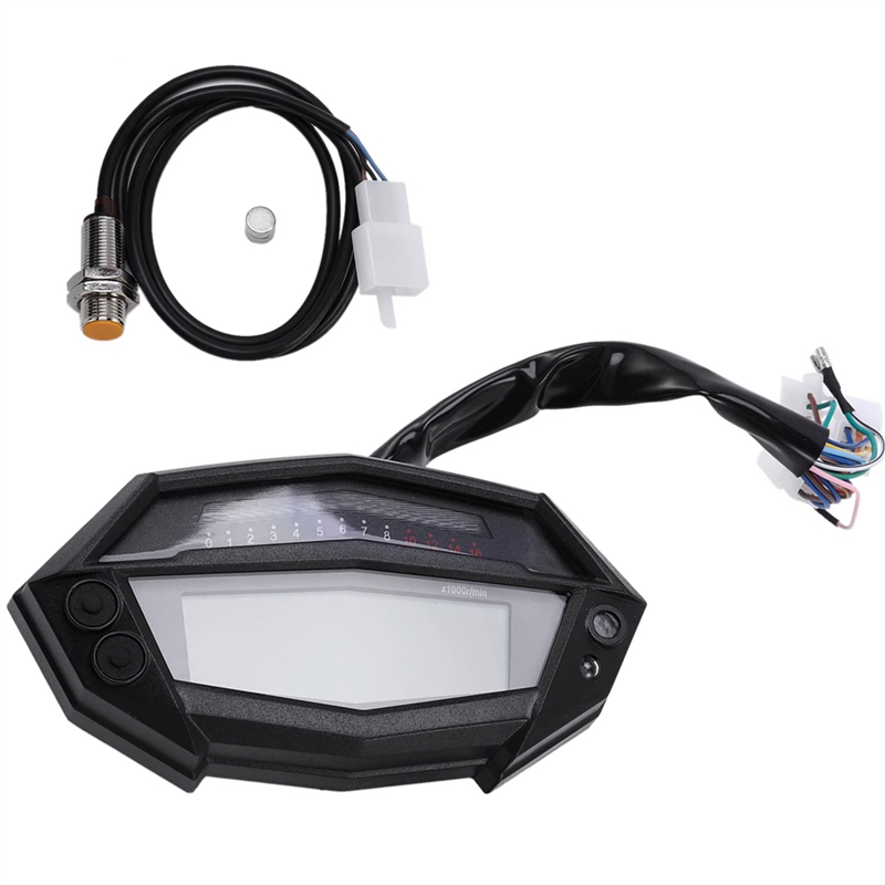 Motorcycle Gear Icon - 【値下げ！ カワサキZ1000用タコメーター、オートバイタコメーター、オートバイゲージ、LCDスピードメーター、Z1000デジタル計器