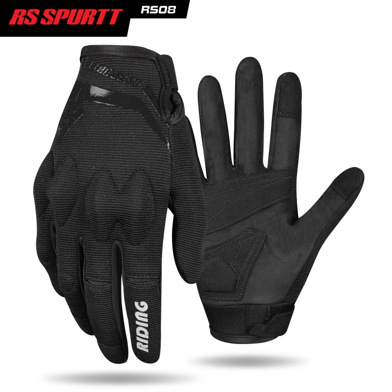 Motorcycle Gear Gloves - アップグレードされた夏の男性女性オートバイ手袋レーシング落下防止乗馬ライダー機器保護具メッシュ通気性モト手袋