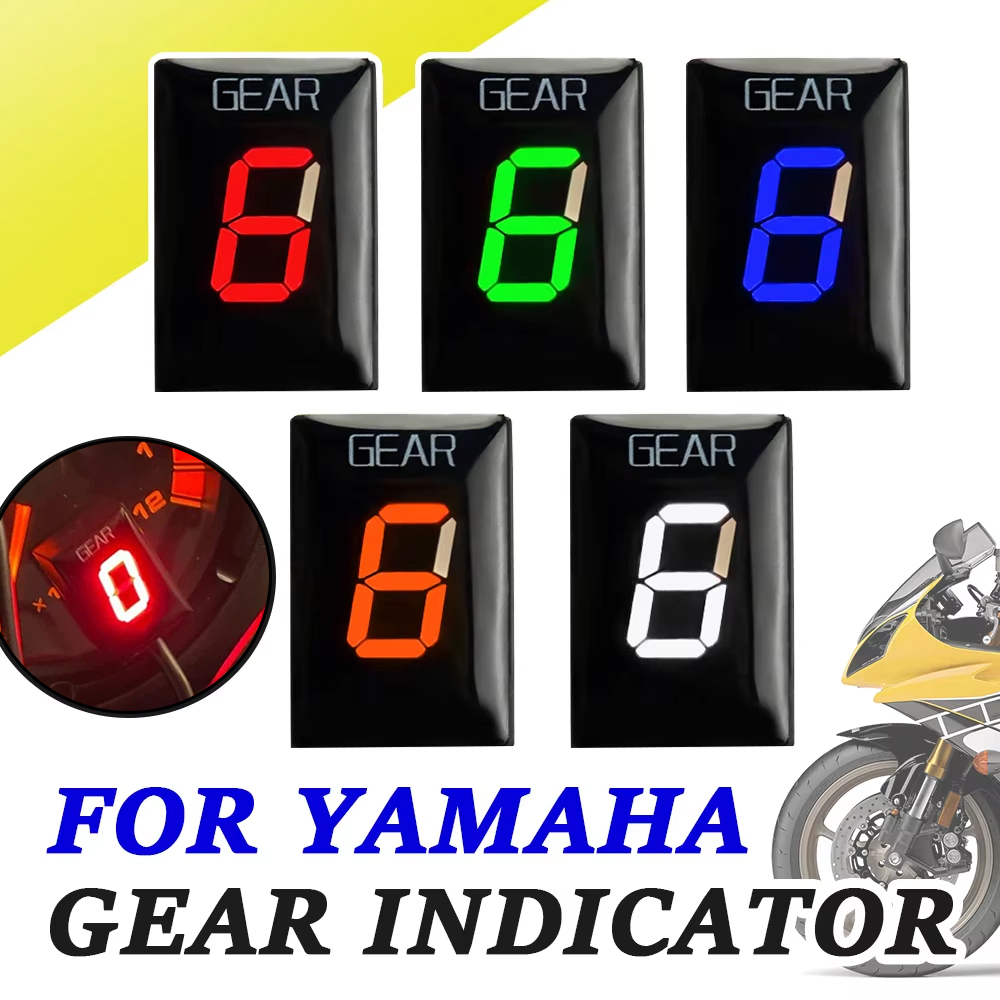 Motorcycle Gear Display - 二輪車用スピードメーター,yzfr1 YZF-R1 YZF-R6 yzfr6 yzfr6s fjr1300