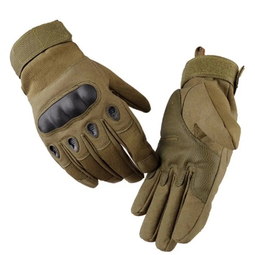 滑り止めフルフィンガー戦術手袋男性と女性運転乗馬狩猟オートバ - Motorcycle Gear Gloves のレビューと価格