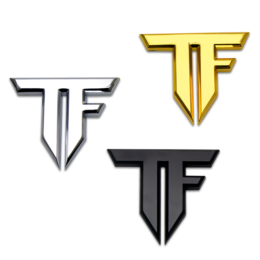 1pc 3D メタル TF エンブレムバッジ車のデカールクロ - Motorcycle Gear Icon のレビューと価格