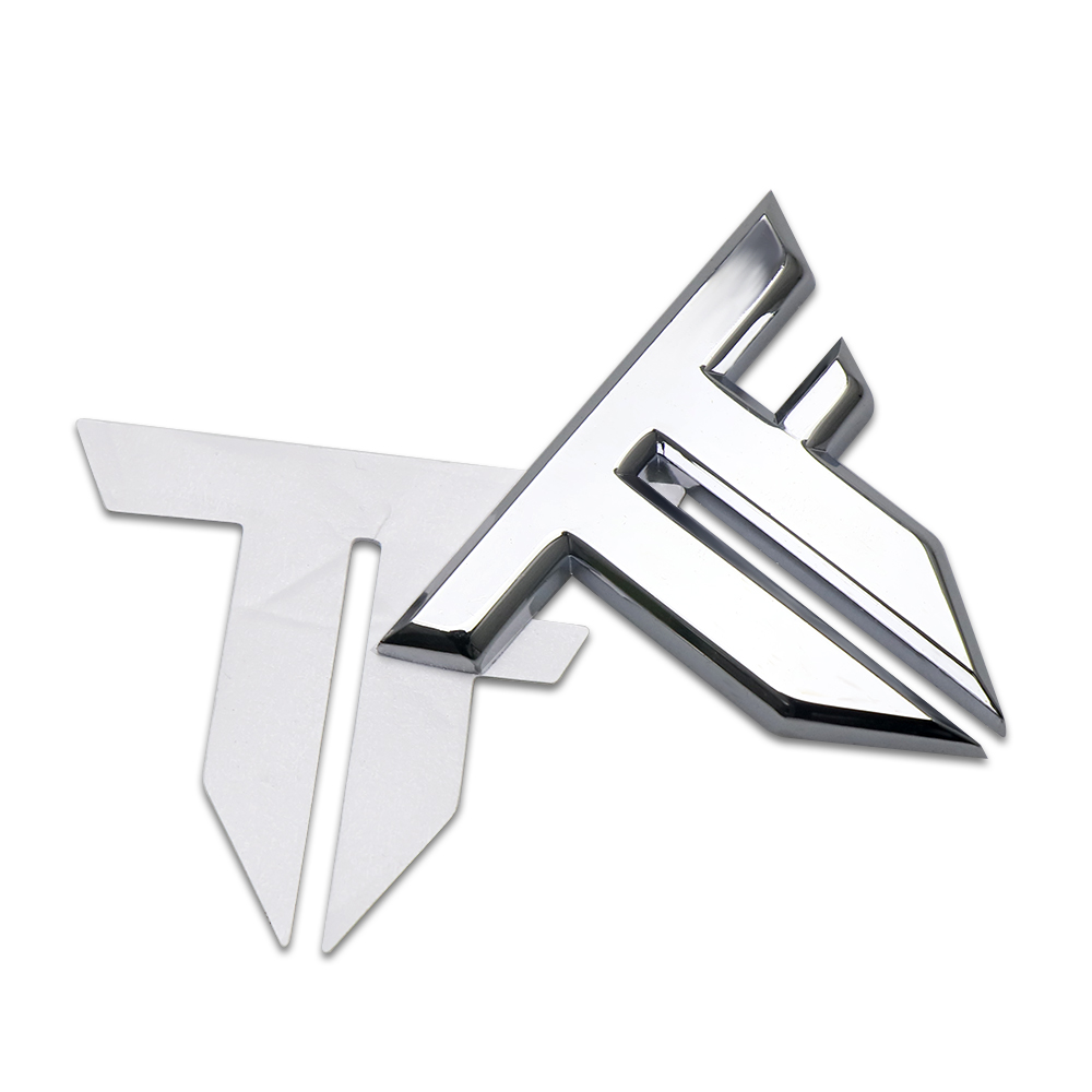 1pc 3D メタル TF エンブレムバッジ車のデカールクロ - Motorcycle Gear Icon のレビューと価格