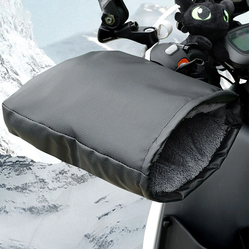 オートバイハンドルバーマフ冬用具ミットウォーマーグローブ防水 - Motorcycle Gear Gloves のレビューと価格