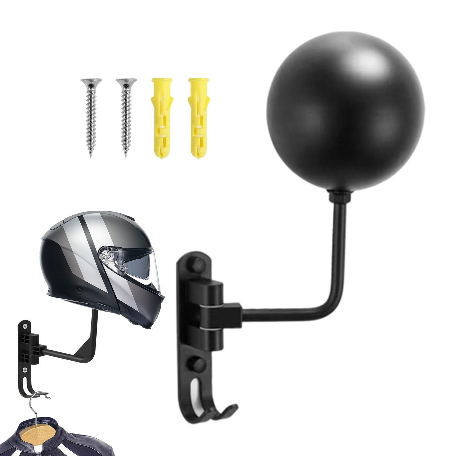 オートバイヘルメットラック壁掛けオーガナイザースタンドヘルメ - Motorcycle Gear Organizer のレビューと価格