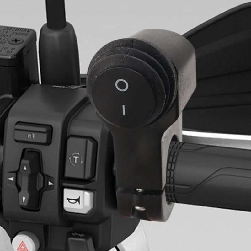 オートバイのライトスイッチ防水ハンドルバーボタン難燃性 AB - Motorcycle Gear Icon のレビューと価格
