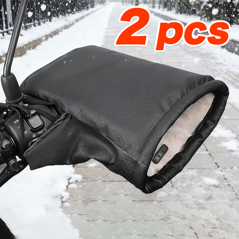 オートバイハンドルバーマフ防風冬用ミットウォーマーグローブ防 - Motorcycle Gear Gloves のレビューと価格