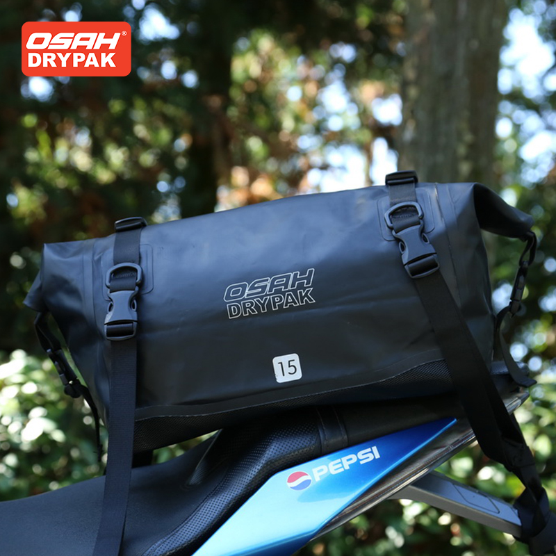 OSAH アーミーグリーンオートバイバッグ 15L リアシー - Motorcycle Gear Organizer のレビューと価格
