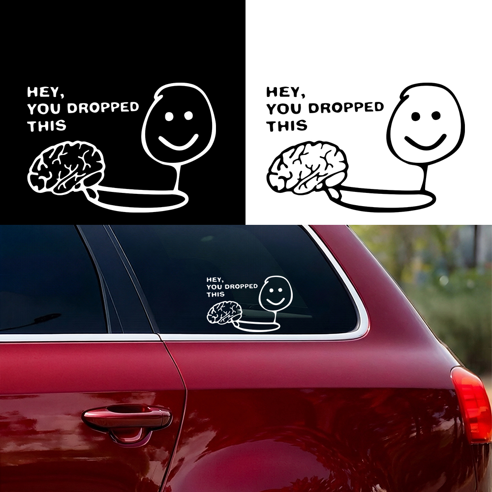 車体窓ドアステッカー「Hey You Dropped Thi - Motorcycle Gear Auto のレビューと価格