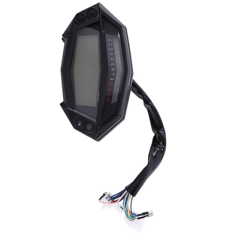 A30P-オートバイゲージ LCD スピードメーター調整可能 - Motorcycle Gear Icon のレビューと価格