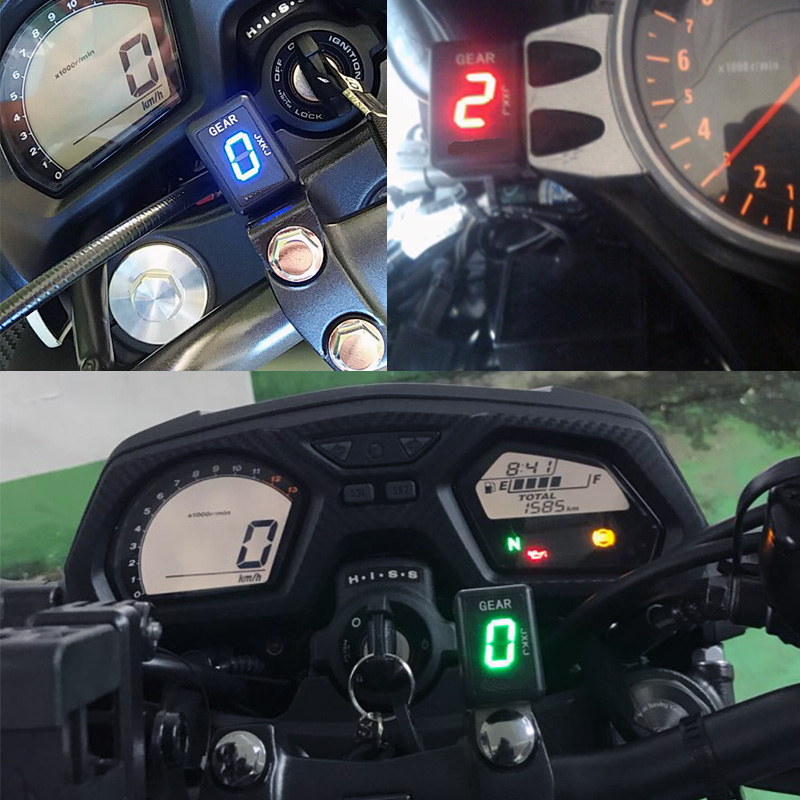 オートバイギアインジケーター 1-6 デジタルギアメーター  - Motorcycle Gear Xl のレビューと価格