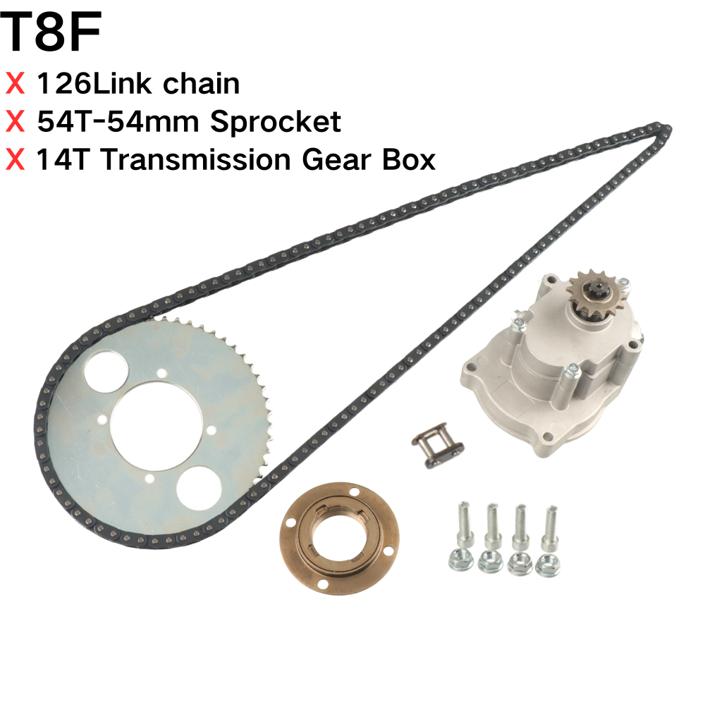 T8F 44T/54T 4ボルトリアスプロケット126リンク - Motorcycle Gear Organizer のレビューと価格