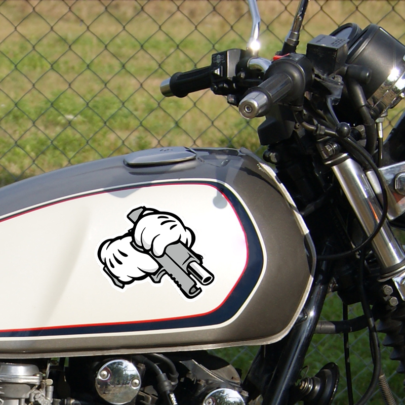 ハンドルバーガンとスティックを購入してください - 他の人を - Motorcycle Gear Icon のレビューと価格